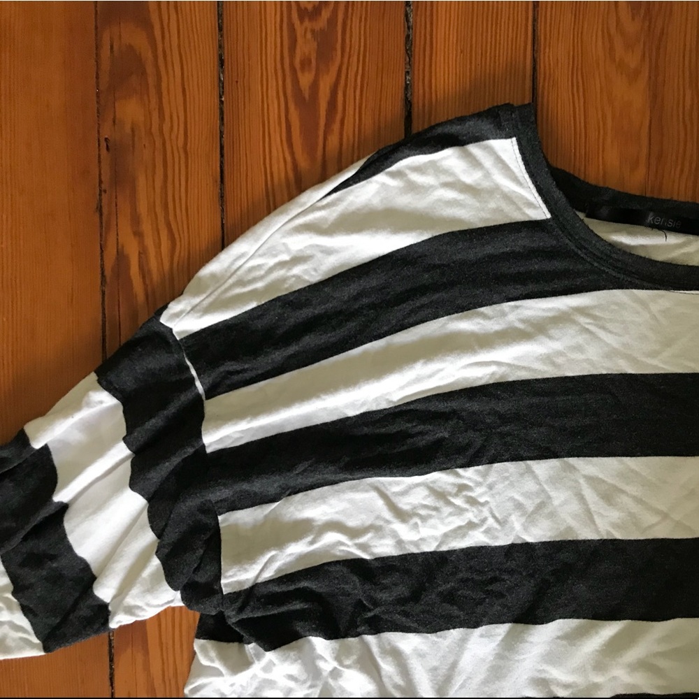 Over sized striped top